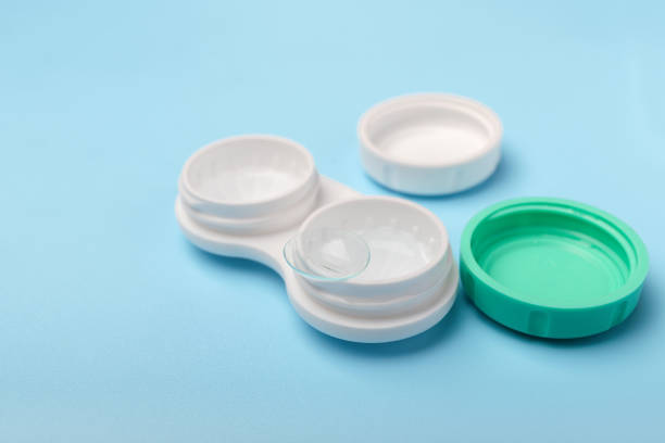 Contact lens case travel hack