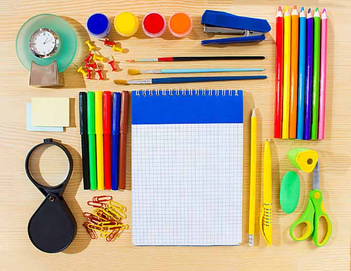 Essential stationery for home and office